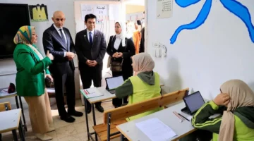 زيارة مشتركة.. وزير التربية ونظيره الياباني يتفقدان مدرسة السيدة نفيسة الثانوية بنات